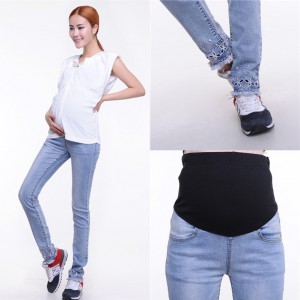831-Lace-Feet-font-b-Jeans-b-font-For-Pregnant-Women-Clothing-for-Pregnancy-font-b